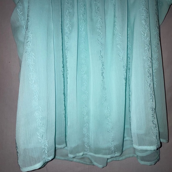 Torrid Aqua Sleeveless Blouse - Picture 5 of 13